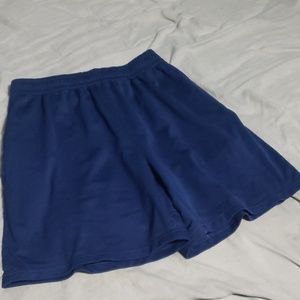 Dark blue basketball shorts